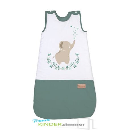 Babyschlafsack grün