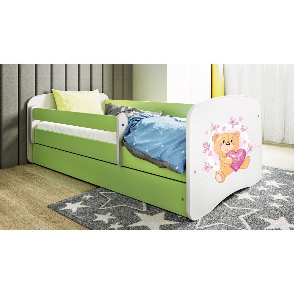 Kinderbett Teddybär Grün Kinderbett Teddybär Grün