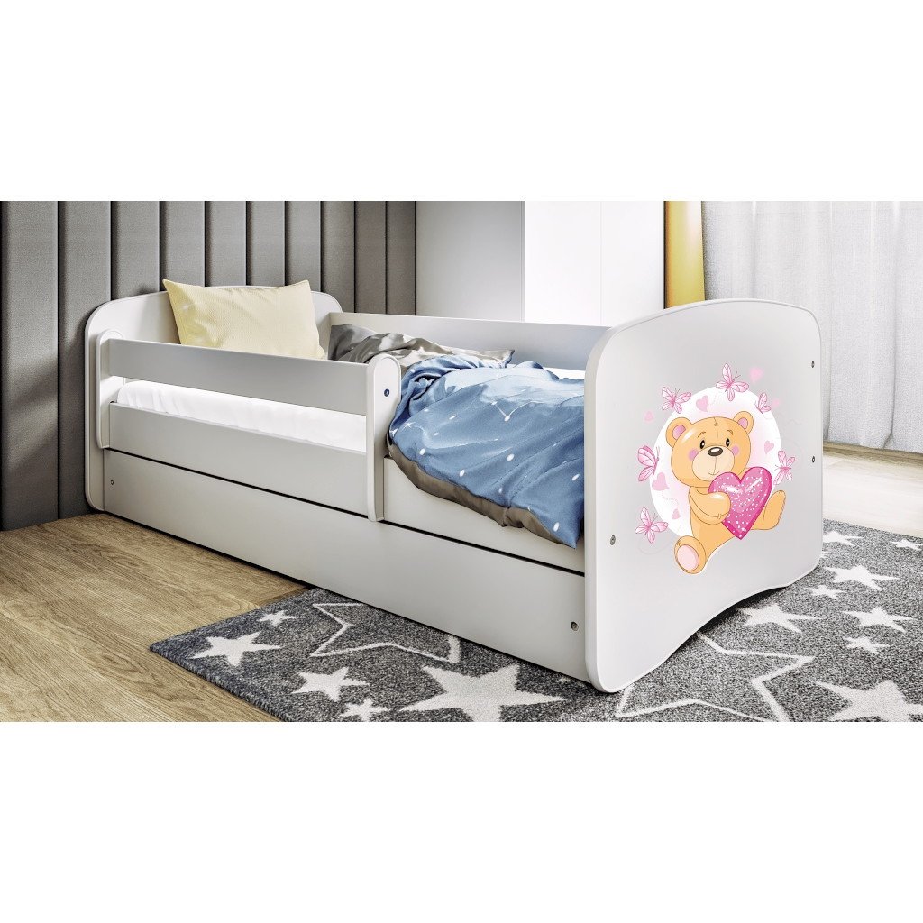 Kinderbett Teddybär Weiß Kinderbett Teddybär Weiß