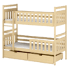Vollholz Kinderbett mit Betkasten Monika natur