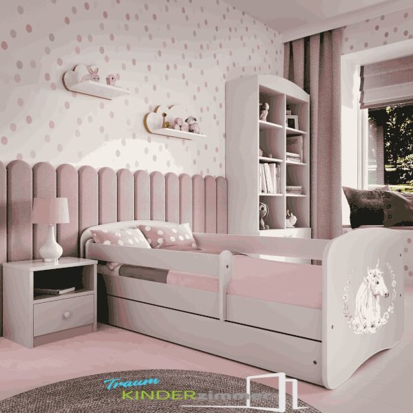 Einhorn Kinderbett Weiss