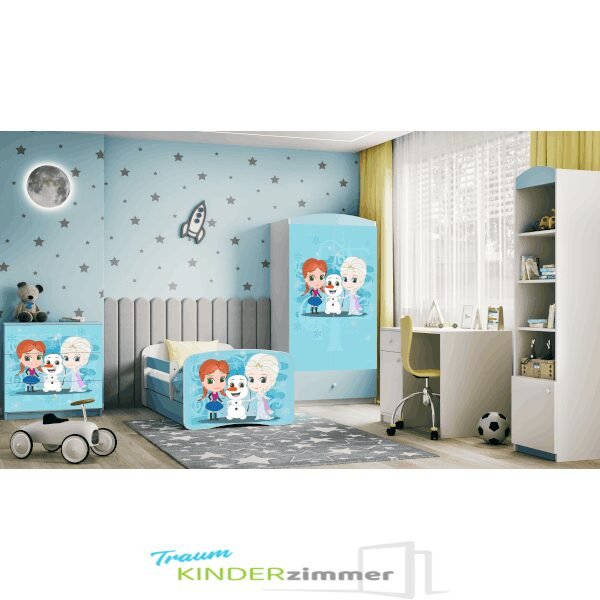 Frozen Kinderzimmer Blau-weiss