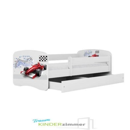 Kinderbett Formel 1 Weiss 2