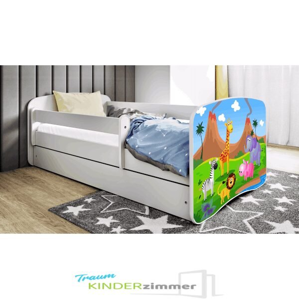 Kinderbett Safari Weiss
