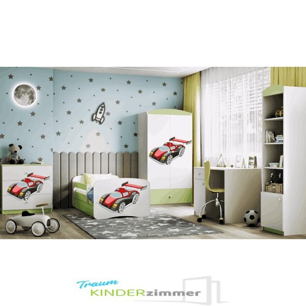 Kinderzimmer Auto Grün-weiss Kinderzimmer Auto Grün-weiss