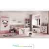 Kinderzimmer Panda Rosa-weiss