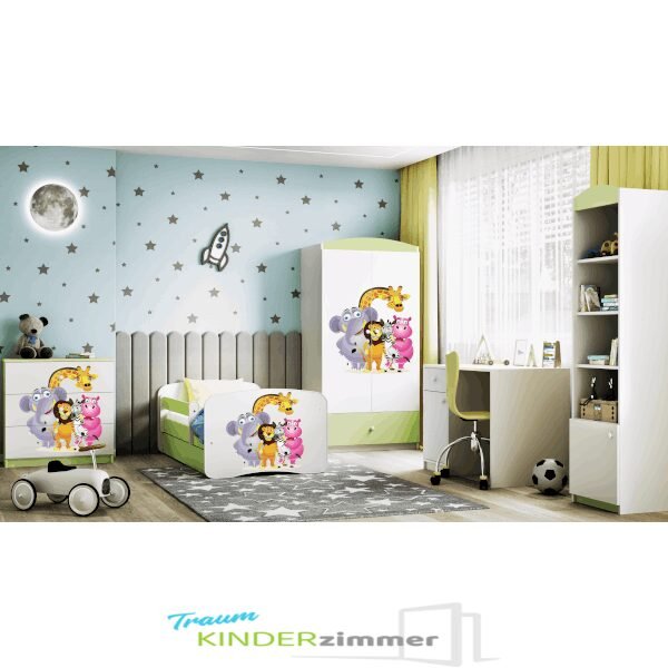 Kinderzimmer Zoo Grün-weiss Kinderzimmer Zoo Grün-weiss