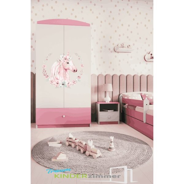 Einhorn Schrank Weiss-Rosa Einhorn Schrank Weiss-Rosa