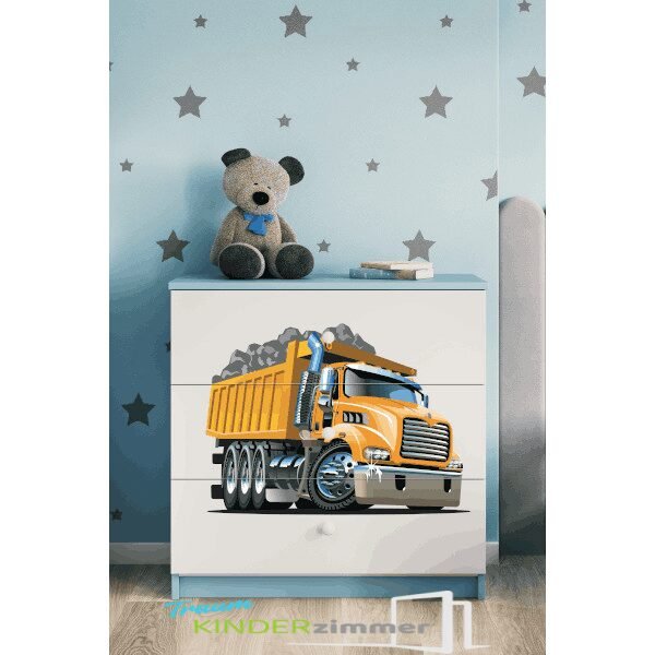 Kommode LKW Blau-Weiss