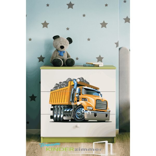 Kommode LKW Grün-Weiss