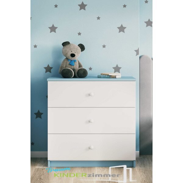 Kommode Martin Blau-Weiss Kommode Martin Blau-Weiss