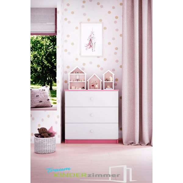 Kommode Martin Rosa-Weiss Kommode Martin Rosa-Weiss