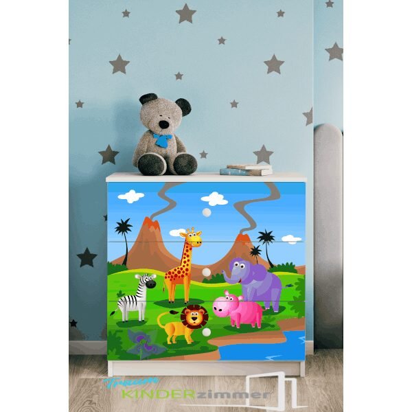 Kommode Safari Weiss