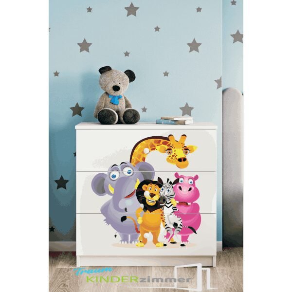 Kommode Zoo Weiss-Weiss Junge Kommode Zoo Weiss-Weiss
