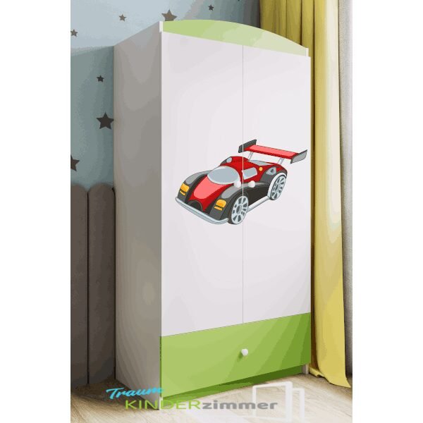 Schrank Auto Weiss-Grün Schrank Auto Weiss-Grün