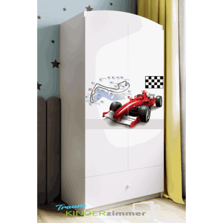 Schrank Formel 1 Weiss-Weiss