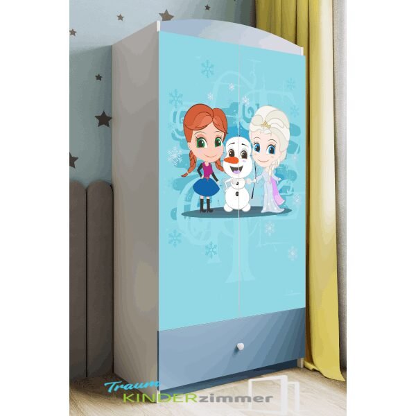 Schrank Frozen Blau-Weiss