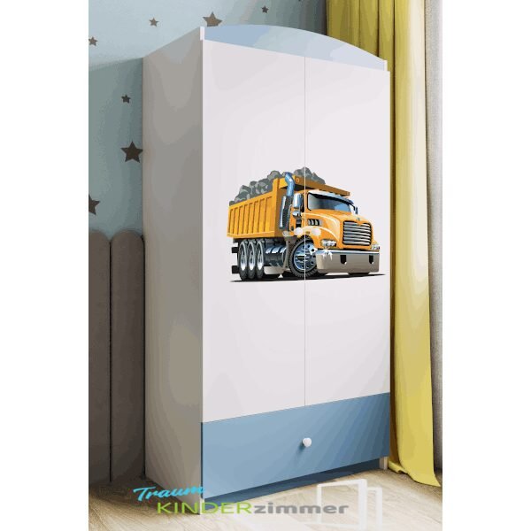 Schrank LKW Blau-Weiss