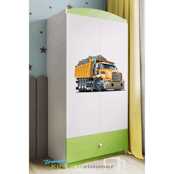Schrank LKW Weiss-Grün