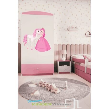 Schrank Prinzessin Weiss-Rosa