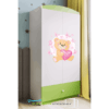 Schrank Teddybär Weiss-Grün