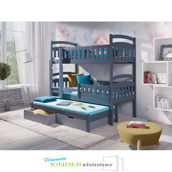 donna-graphit-akryl-grau-akryl-min Donna Stockbett für 3 Personen mit Bettkasten Graphit Grau