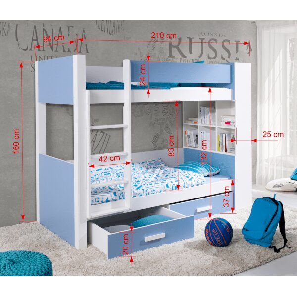 etagenbetten-für-2-personen-gerard-masse-min Stockbett Kinder Gerard für 2 Personen Masse