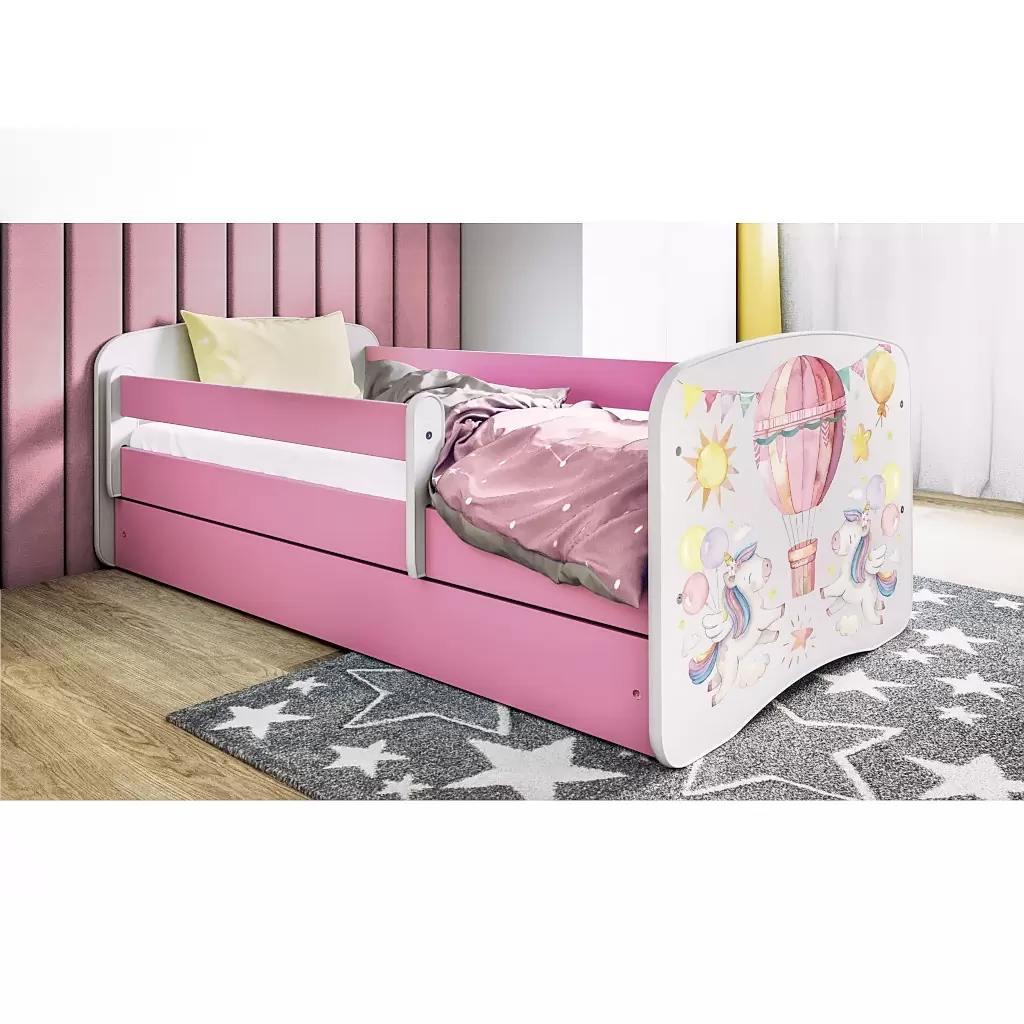 Kinderbett Ballon Rosa